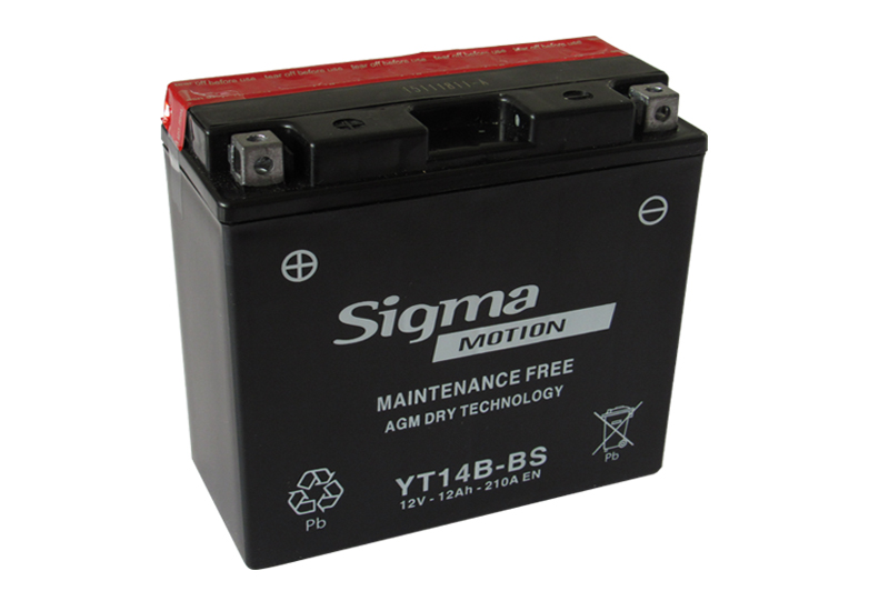 ΜΠΑΤΑΡΙΑ MOTO 12V 12Ah AGM SIGMA MOTION 